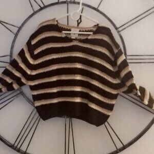 Billabong Cropped Sweater, Size Medium